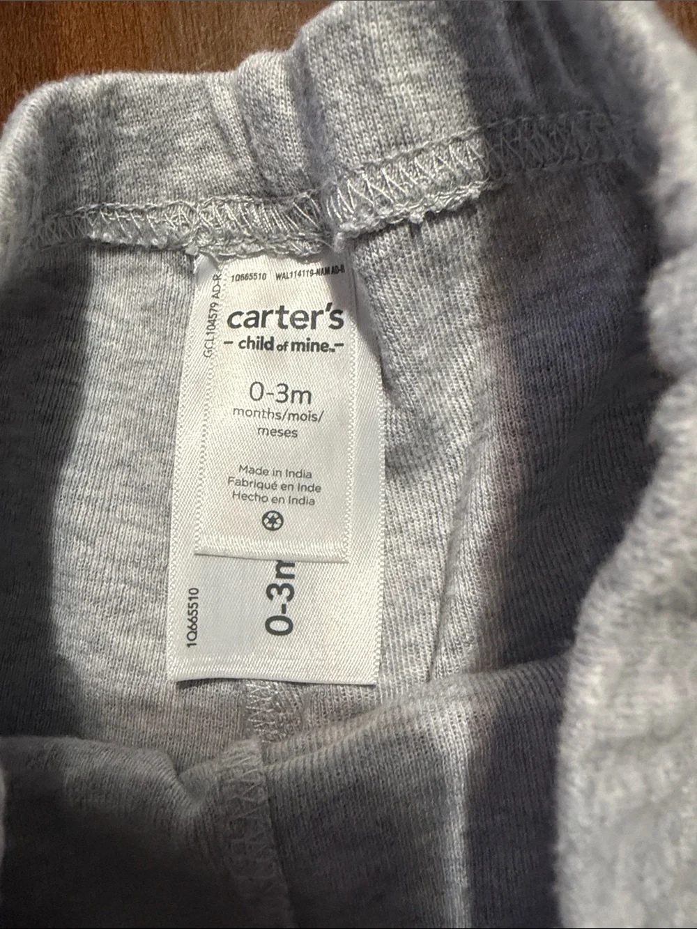 Carter's Light Gray Baby Jogger Pants